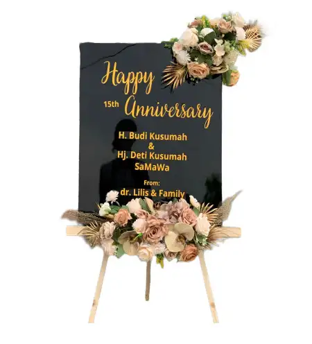 Papan Bunga Akrilik Arab Melayu