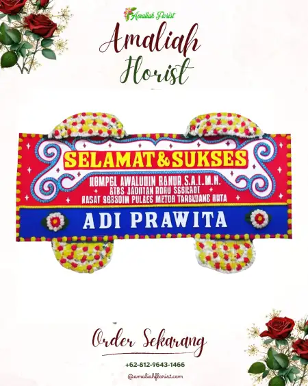 Papan Bunga Ucapan Selamat Arab Melayu